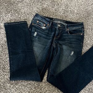 Aeropostale Straight Leg Jeans Low Rise Jeans